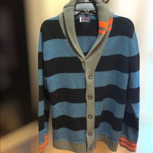 Men’s striped cardigan